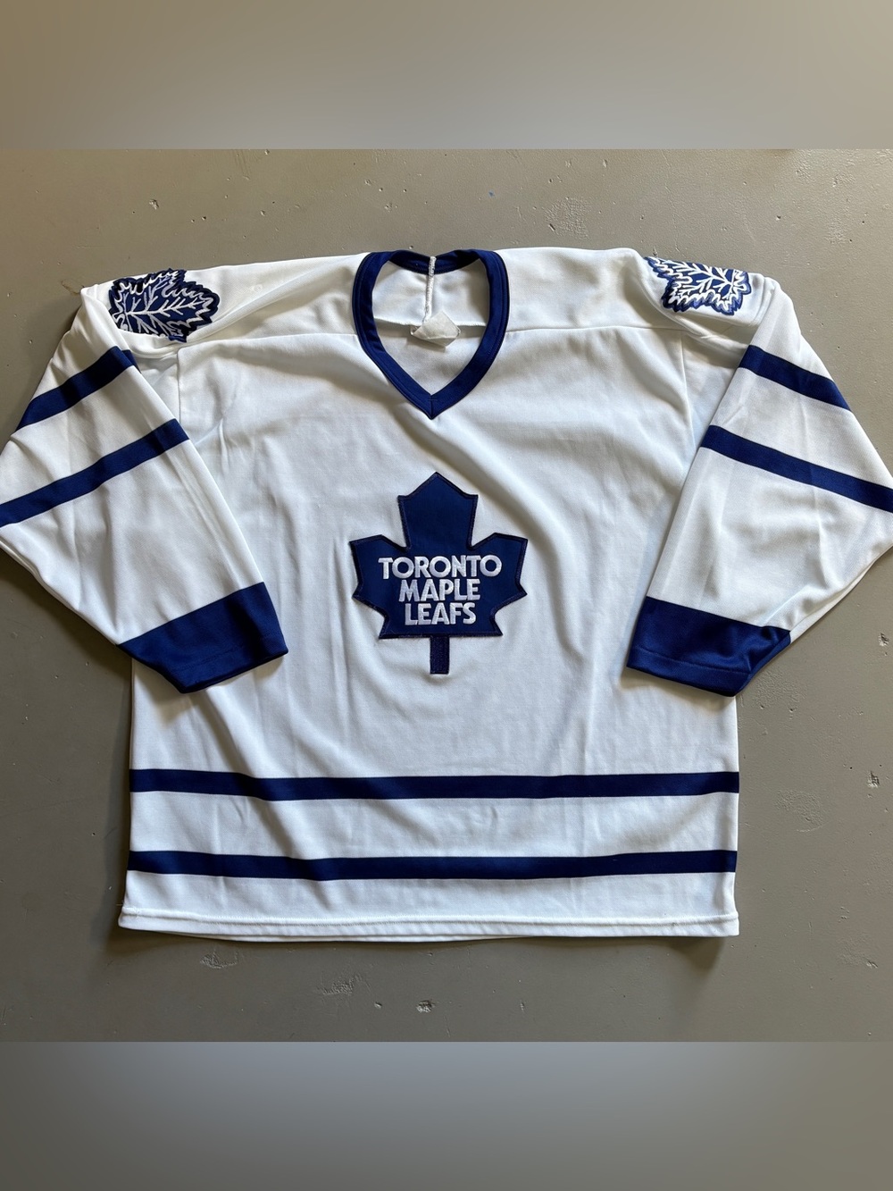 Vintage 90s CCM Toronto Maple Leafs NHL Hockey Jersey Men’s Sz XL - White Blue